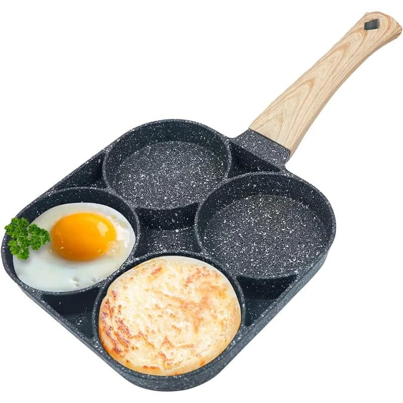 Nelepljivi tiganj sa 4 pregrade