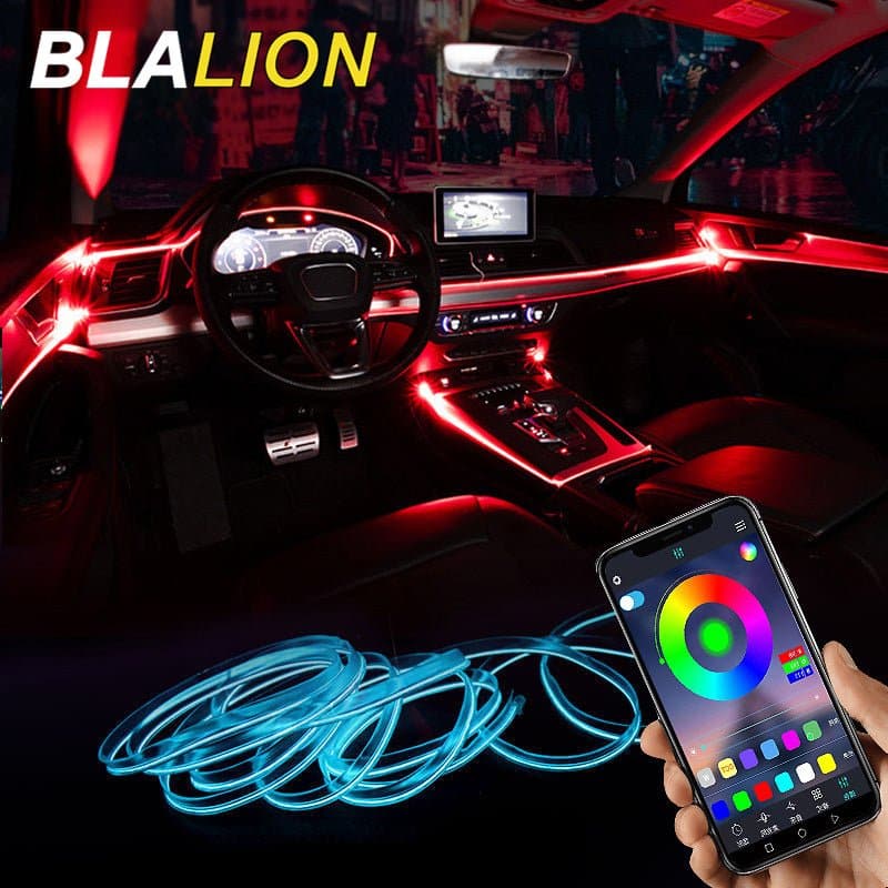 Ambijentalno LED osvetljenje za enterijer automobila-RGB niti - Brzishop