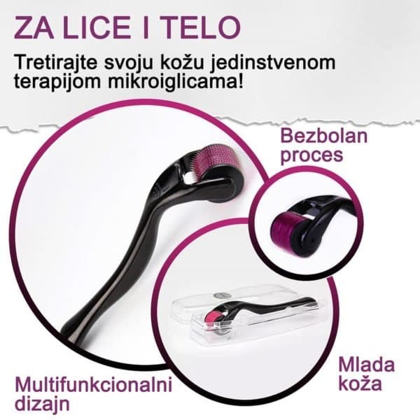 Derma Roller – Tretman Mikroiglicama za savršeno lice - Brzishop