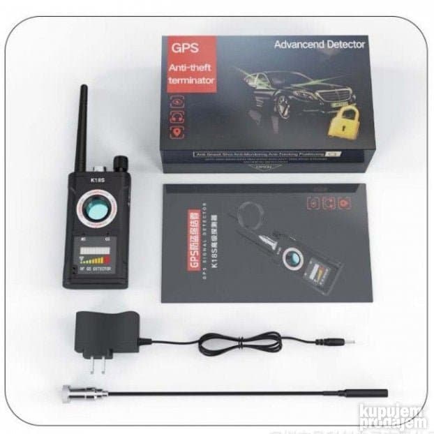 Detektor Lokator GPS, GSM signala prisluskivaca kamera K18 - Brzishop