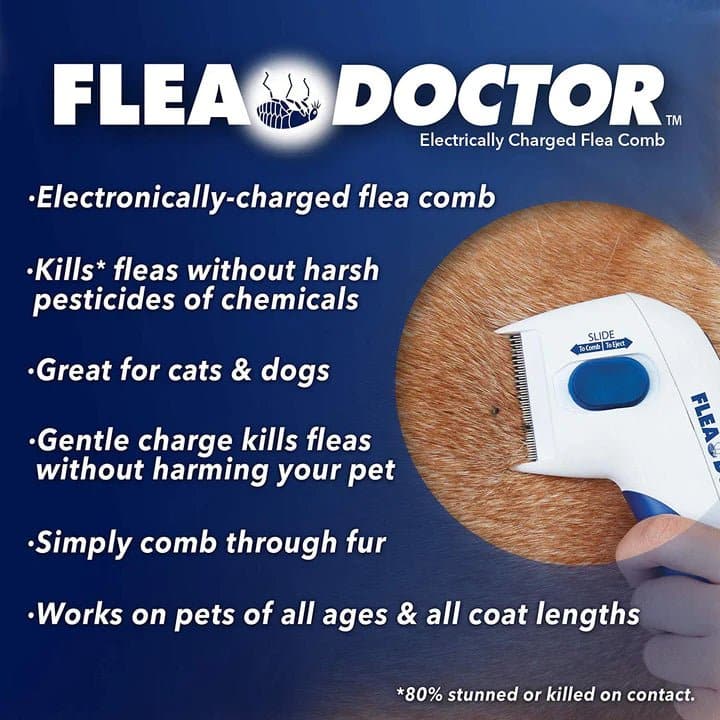 Flea Doctor – Električni češalj protiv buva za ljubimce - Brzishop