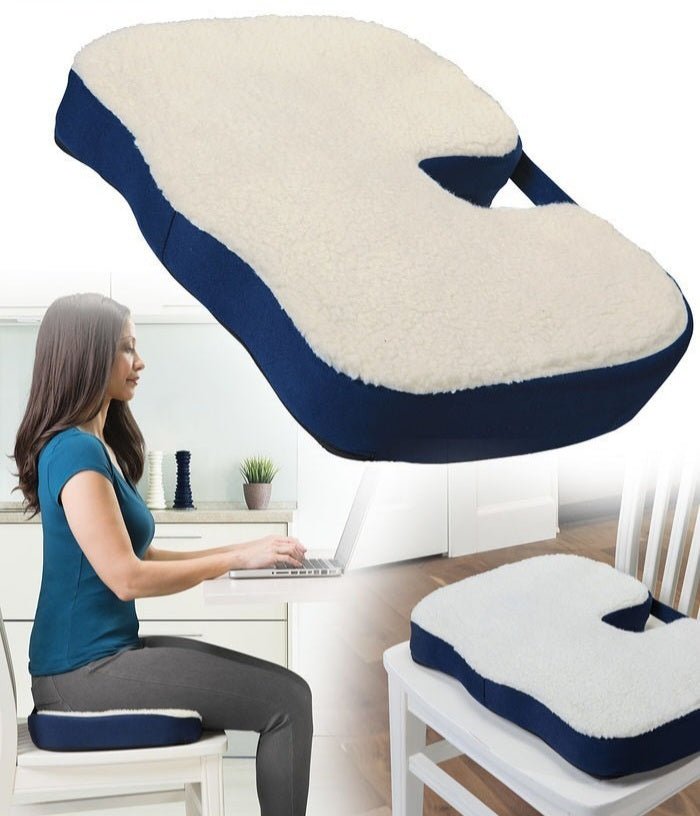 Ortopedski jastuk od memorijske pene za udobno sedelje - Brzishop