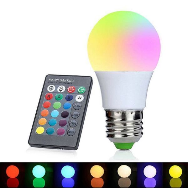 RGB LED sijalica sa daljinskim upravljačem – 8w - Brzishop