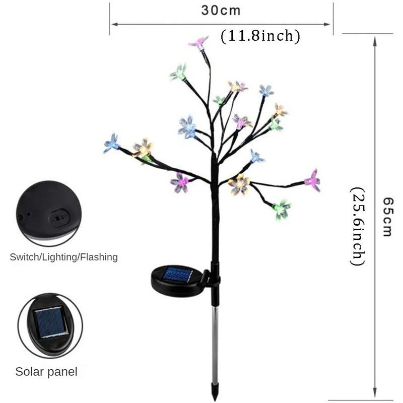 Solarno LED drvce Trešnja - Brzishop