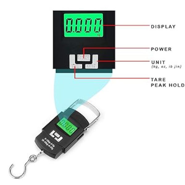 Digitalna viseća vaga ili kantar za merenje tereta do 50 Kg težine