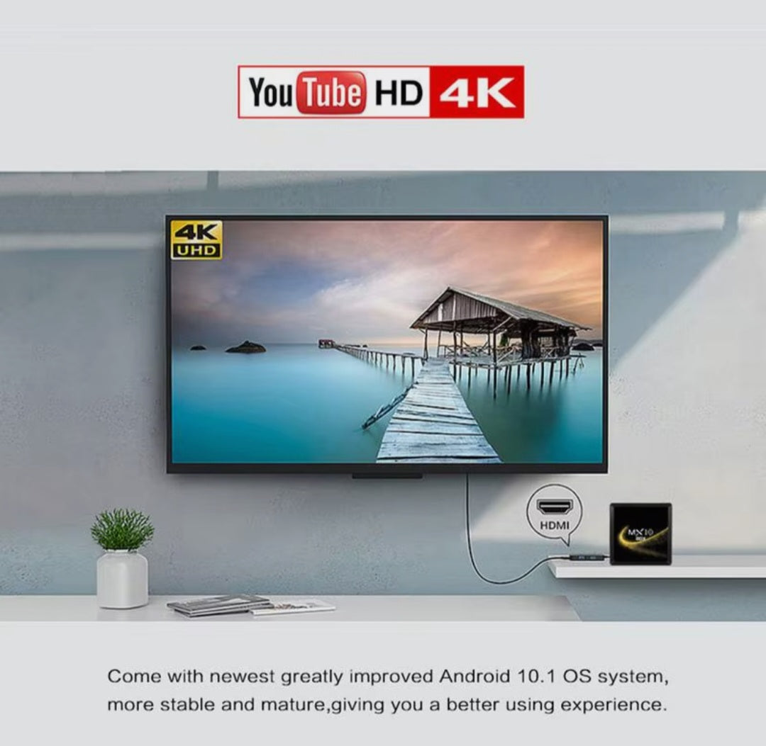 Max Box 10- 4K Ultra HD