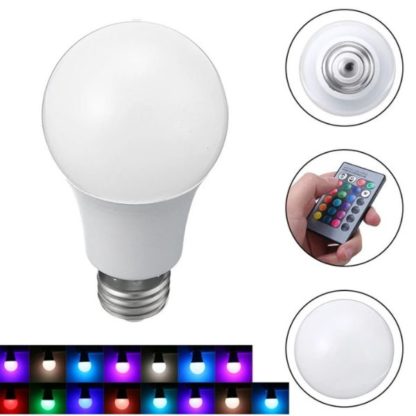 RGB LED sijalica sa daljinskim upravljačem – 8w - Brzishop